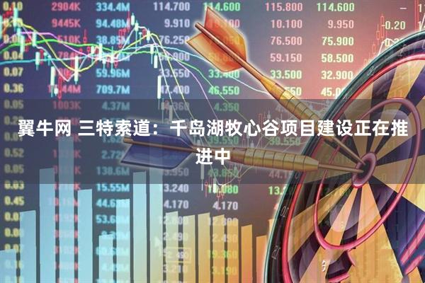 翼牛网 三特索道：千岛湖牧心谷项目建设正在推进中